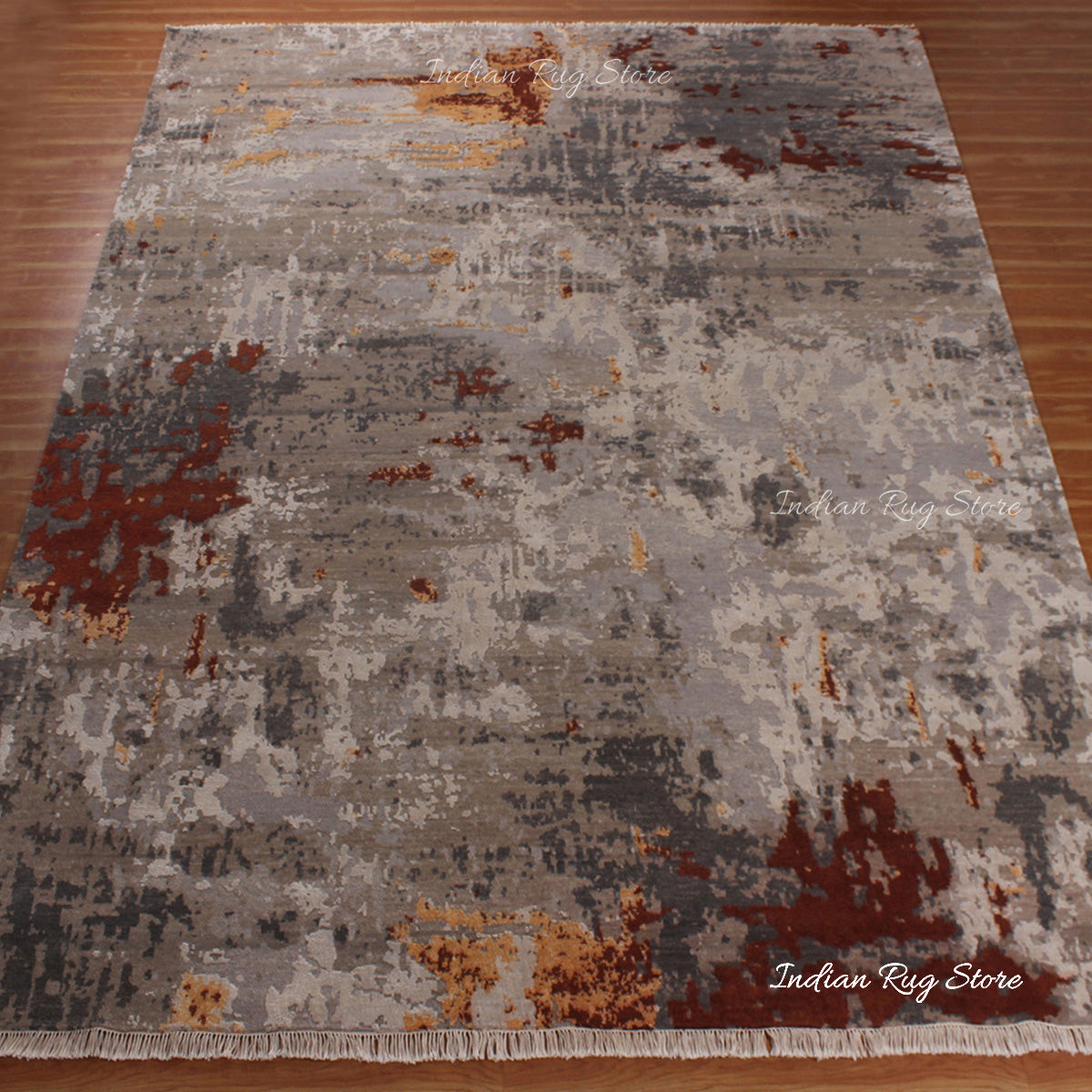 Handmade Wool Rug Living Room And Dining Room Area Rugs - Indian Rug Store