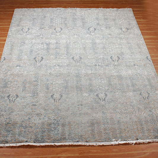 Alfombra grande multicolor moderna y moderna hecha a mano Alfombra grande multicolor moderna y moderna hecha a mano