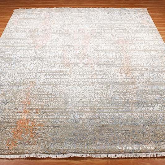 Hermosa alfombra moderna hecha a mano india con mechones hechos a mano Hermosa alfombra moderna hecha a mano india con mechones hechos a mano