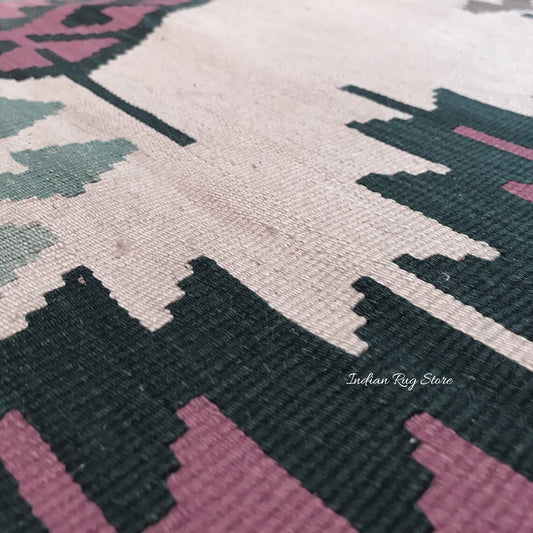 Decorazione per sala da pranzo Tappeto in juta di lana intrecciata a mano grigio multicolore Decorazione per sala da pranzo Tappeto in juta di lana intrecciata a mano grigio multicolore