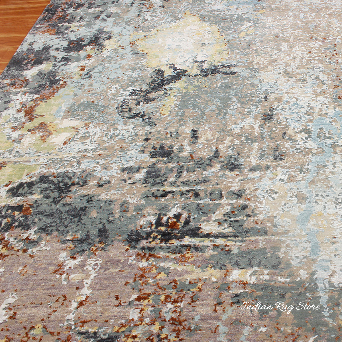 Modern Multicolor Hand Tufted Artistic Farm Area Rug - Indian Rug Store Modern Multicolor Hand Tufted Artistic Farm Area Rug - Indian Rug Store