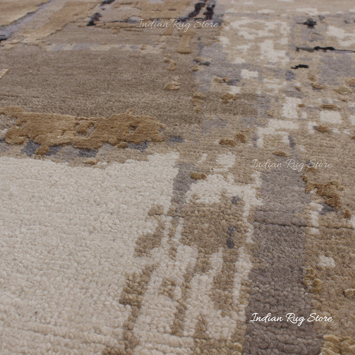 Hand Woven Multicolor Rug Wool Rugs - Indian Rug Store Hand Woven Multicolor Rug Wool Rugs - Indian Rug Store