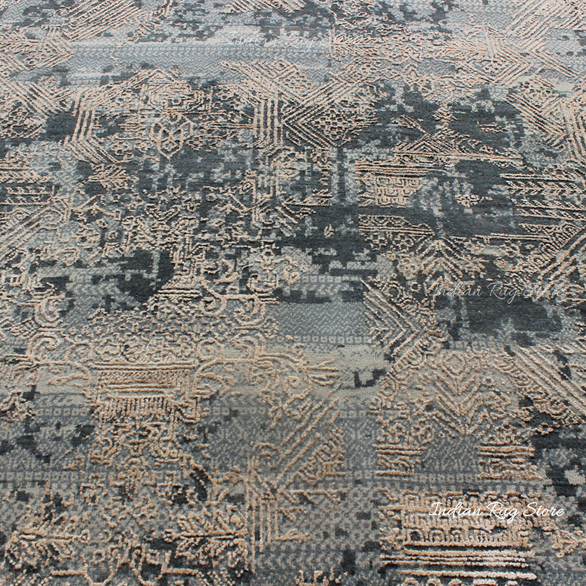 Beautiful Multicolor Customisable Hand Tufted Modern Rug - Indian Rug Store Beautiful Multicolor Customisable Hand Tufted Modern Rug - Indian Rug Store