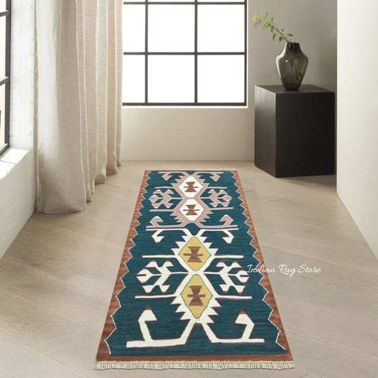 Tappeto in juta Woolo geometrico intrecciato a mano multicolore ruggine marrone Tappeto in juta Woolo geometrico intrecciato a mano multicolore ruggine marrone