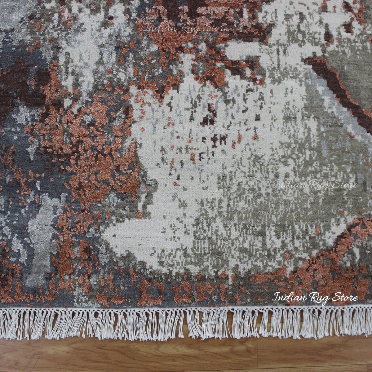 Gray Traditional Hand Knotted Outdoor Large Area Rug - Indian Rug Store Gray Traditional Hand Knotted Outdoor Large Area Rug - Indian Rug Store