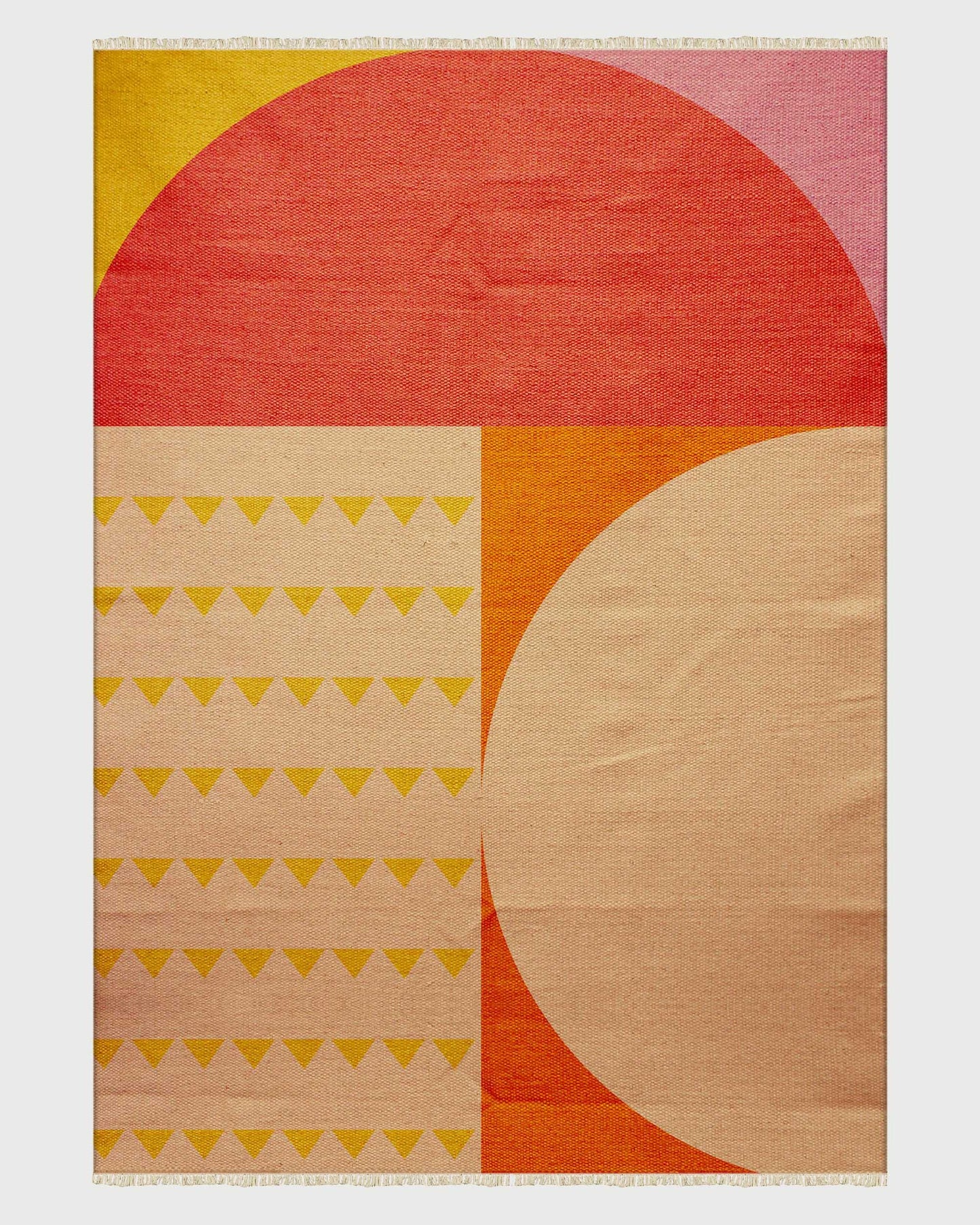 Eco Friendly Multicolor Abstract Handmade Modern Living Area Rug DGP-24 - Indian Rug Store