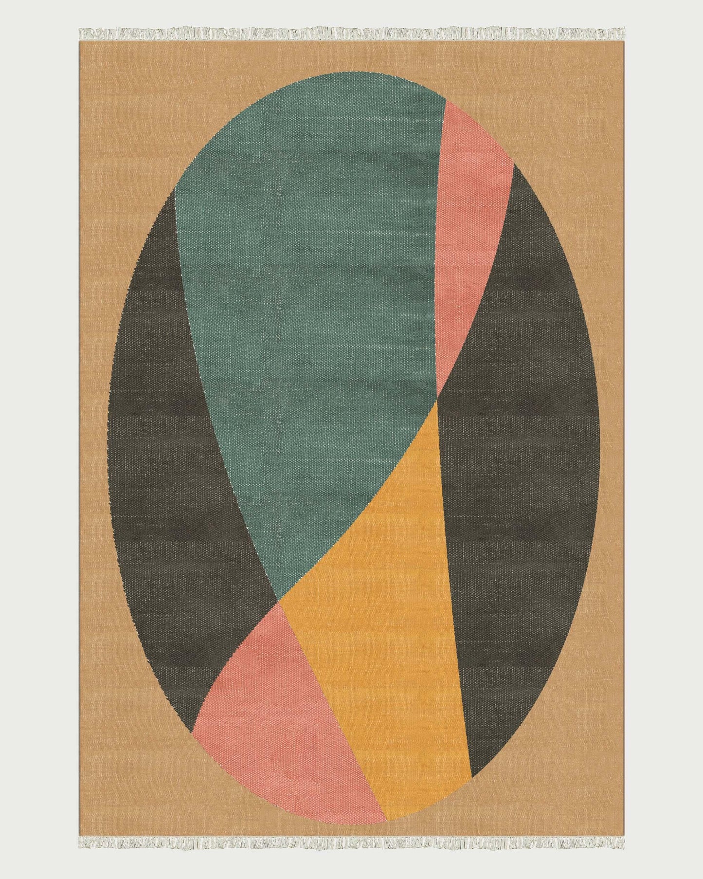 Cotton Multicolor Washable Handmade Outdoor Cotton Area Rug DGP-46