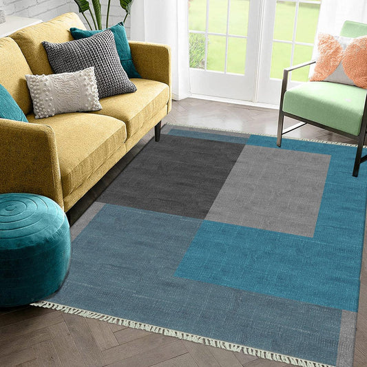 Eco Friendly Multicolor Farmhouse Handmade Floral Cotton Rug DGP-60 Eco Friendly Multicolor Farmhouse Handmade Floral Cotton Rug DGP-60