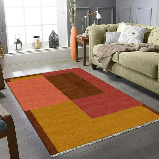 Tappeto da esterno in cotone multicolore lavabile fatto a mano DGP-80 Tappeto da esterno in cotone multicolore lavabile fatto a mano DGP-80