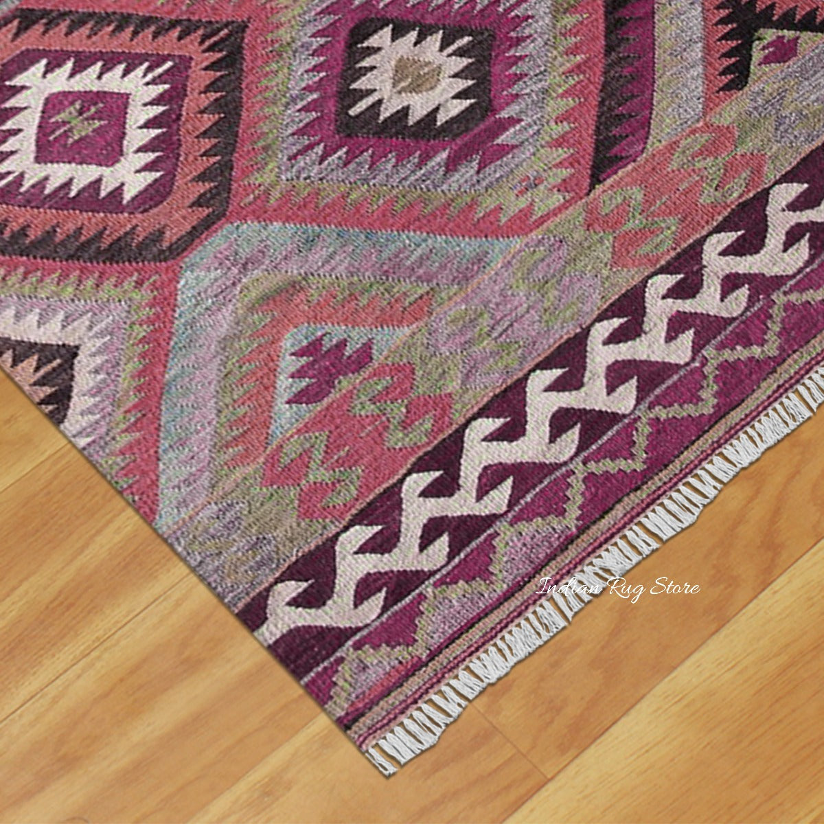 Home Decor Multicolor Hand Woven Rug - Indian Rug Store Home Decor Multicolor Hand Woven Rug - Indian Rug Store