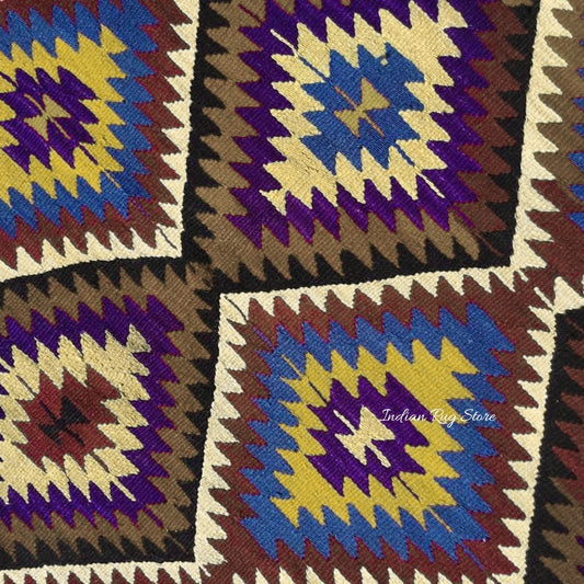 Hand Woven Wool Multicolor Kilims for Living Room Hand Woven Wool Multicolor Kilims for Living Room