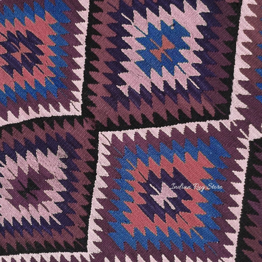 Multicolor Kilims Hand Woven Wool Rug for Living Room Multicolor Kilims Hand Woven Wool Rug for Living Room