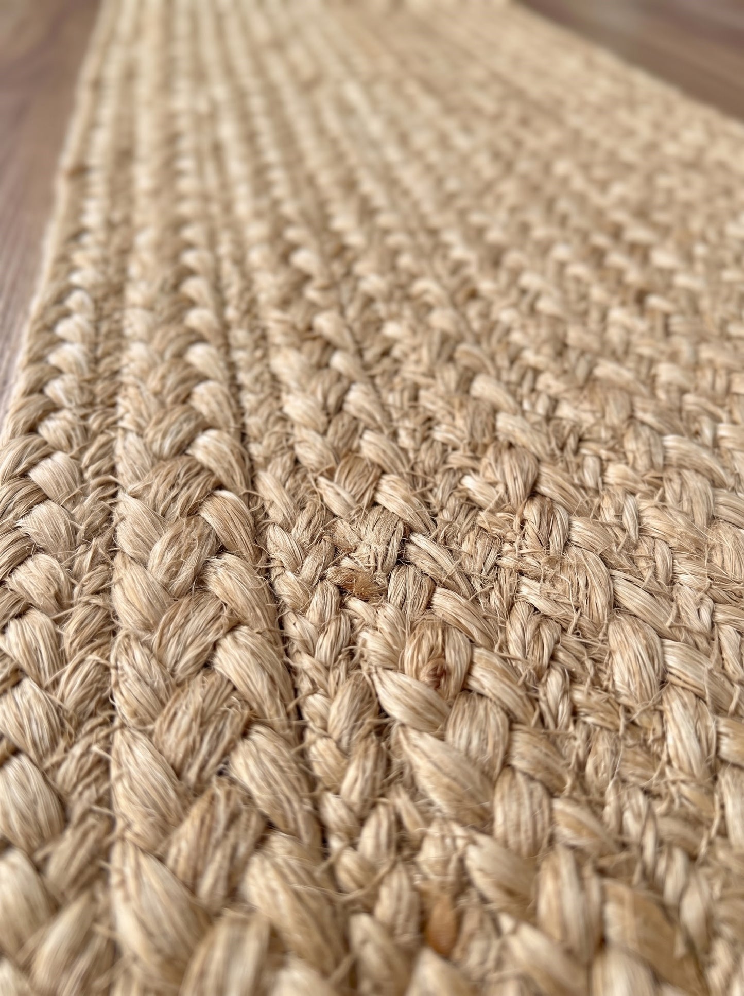Braided Jute Stair Treads Rug, Handmade, Beige & White colors Braided Jute Stair Treads Rug, Handmade, Beige & White colors