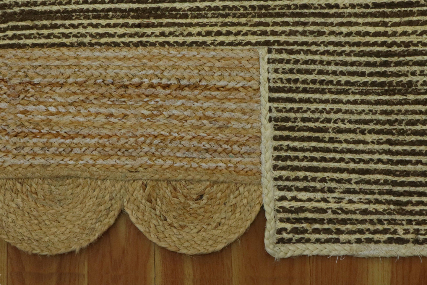 Hand Block Printed Geometric Traditional Beige Black Bedroom Decor Jute Rugs - Indian Rug Store Hand Block Printed Geometric Traditional Beige Black Bedroom Decor Jute Rugs - Indian Rug Store