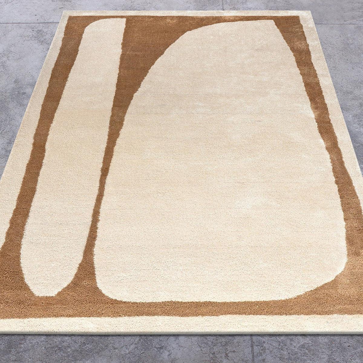 All Natural Hand Tufted Wool Area Rug HTM-21 - Indian Rug Store