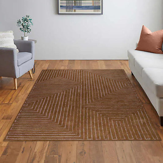 Tappeto grigio in lana per soggiorno fatto a mano HTM-45 Tappeto grigio in lana per soggiorno fatto a mano HTM-45