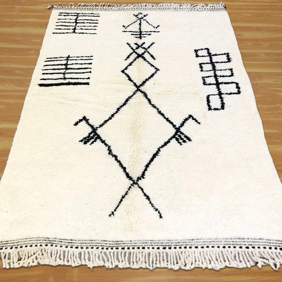 Eco Friendly Hand Tufted Beautiful Designer Area Rug - Indian Rug Store Eco Friendly Hand Tufted Beautiful Designer Area Rug - Indian Rug Store