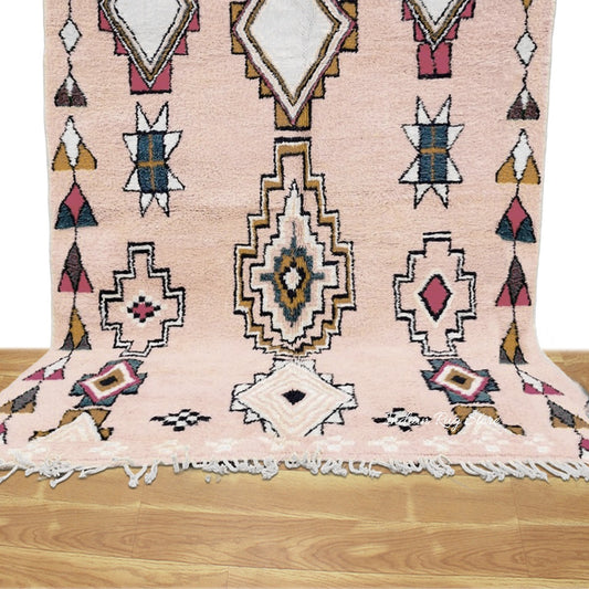 Tappeto per interni blu, ecologico, fatto a mano in stile fattoria Tappeto per interni blu, ecologico, fatto a mano in stile fattoria