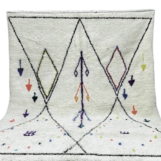 Tappeto per interni blu, ecologico, fatto a mano in stile fattoria Tappeto per interni blu, ecologico, fatto a mano in stile fattoria