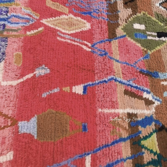 Textured Design Hand Tufted Red and Brown Color Area Rug Textured Design Hand Tufted Red and Brown Color Area Rug