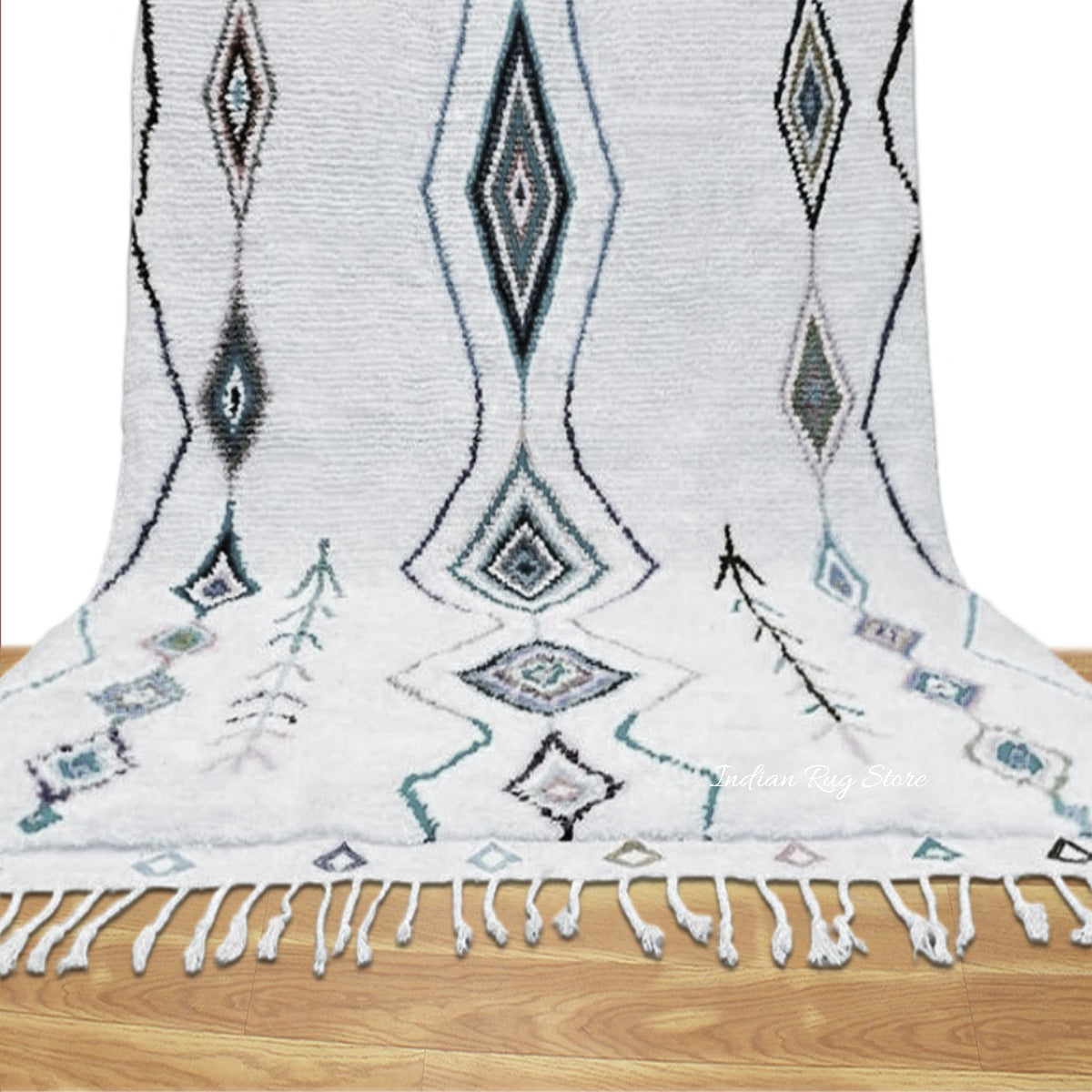 Diamond Textured Hand Tufted Area Rug - Indian Rug Store