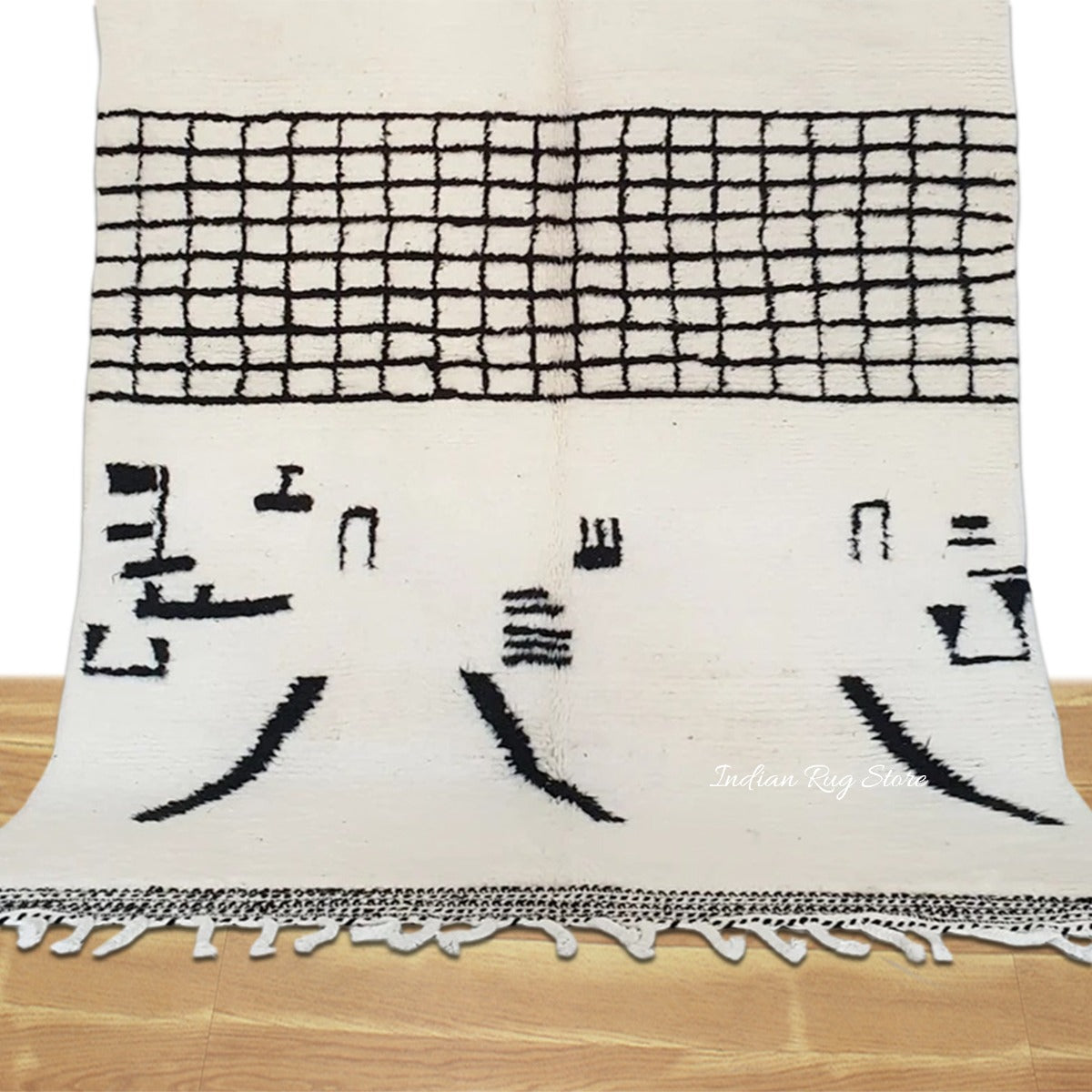 Box Textured Hand Tufted Area Rug - Indian Rug Store Box Textured Hand Tufted Area Rug - Indian Rug Store