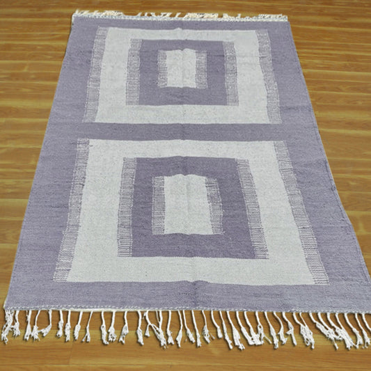 Tappeto da camera da letto multicolore indiano fatto a mano Tappeto da camera da letto multicolore indiano fatto a mano