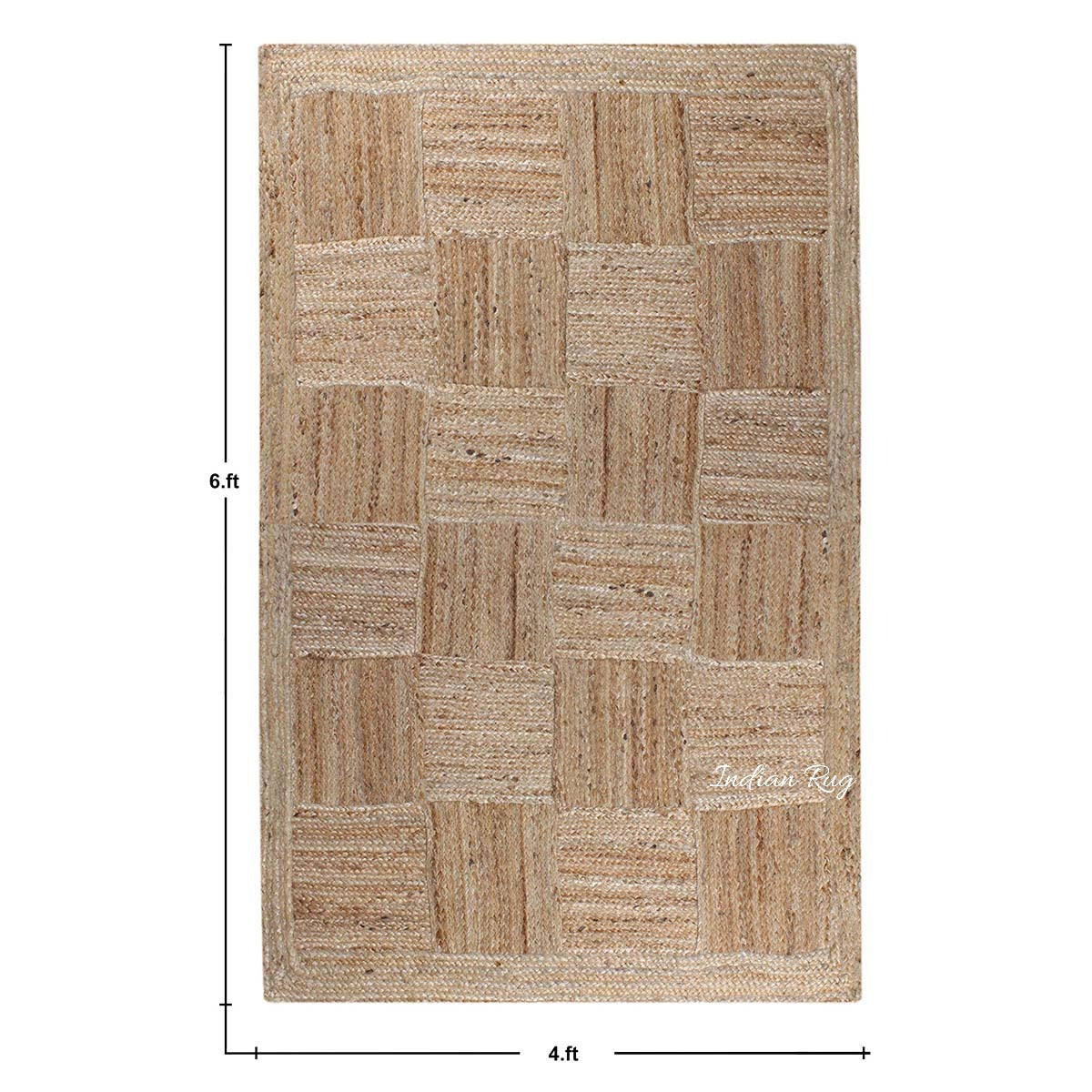 Attractive Beige Hand Braided Interior Jute Area Rug - Indian Rug Store Attractive Beige Hand Braided Interior Jute Area Rug - Indian Rug Store