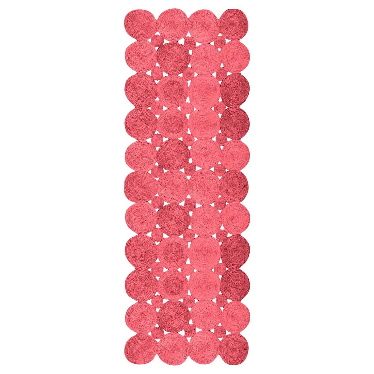 Hand Braided Red Trendy Farmhouse Jute Area Rug - Indian Rug Store Hand Braided Red Trendy Farmhouse Jute Area Rug - Indian Rug Store