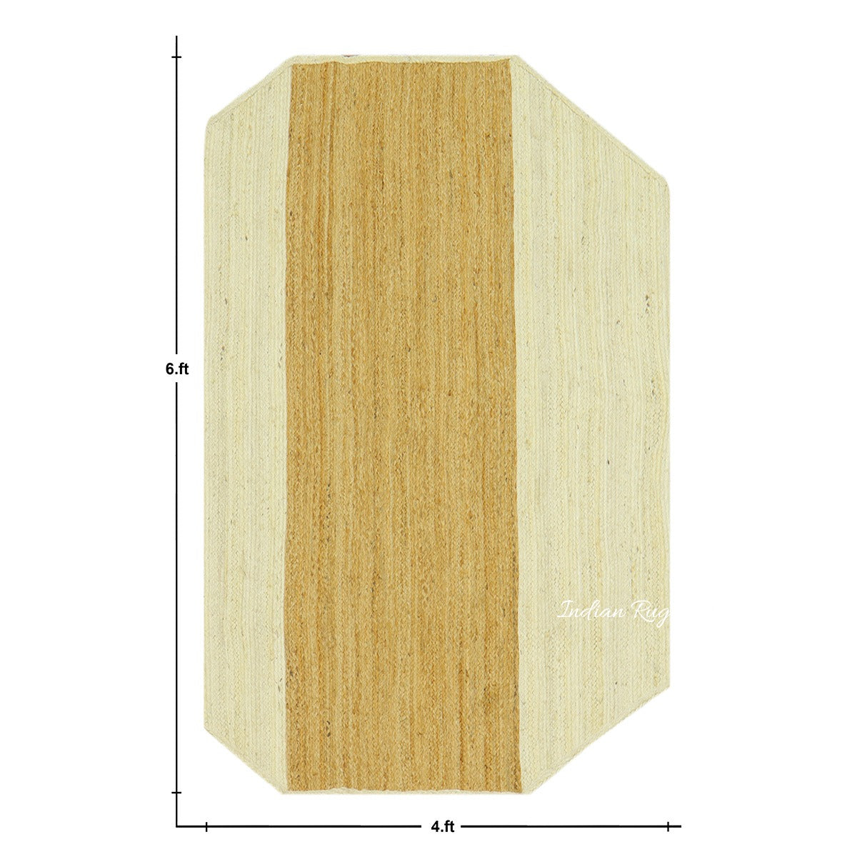 Attractive Brown Beige Hand Braided Outdoor Jute Area Rug - Indian Rug Store Attractive Brown Beige Hand Braided Outdoor Jute Area Rug - Indian Rug Store