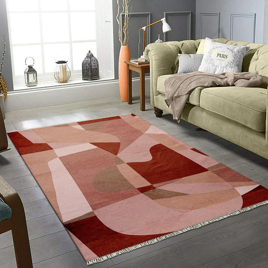 Handmade Braided Multicolor Outdoor Abstract Modern Cotton Area Rug RV-33 Handmade Braided Multicolor Outdoor Abstract Modern Cotton Area Rug RV-33