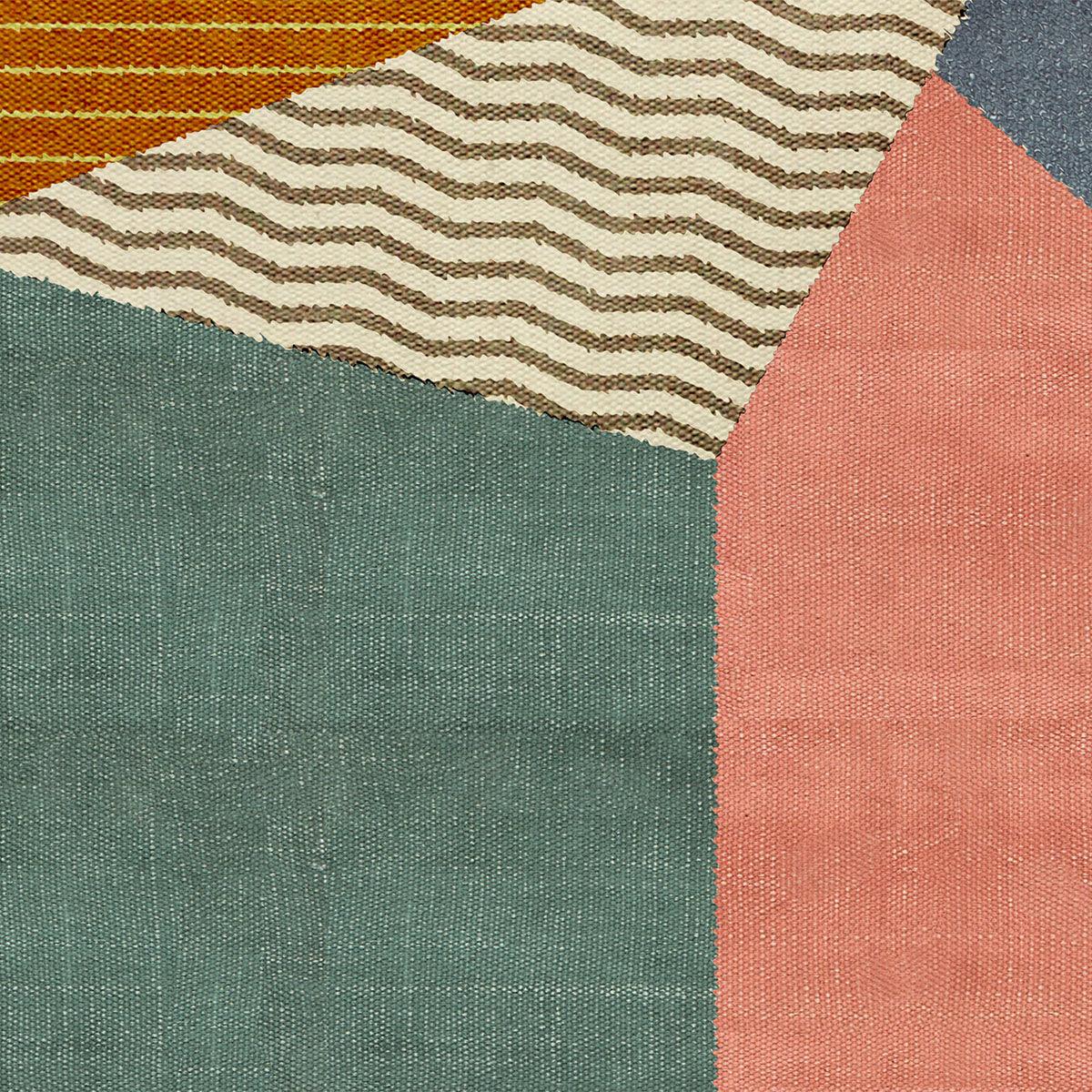 Indian Multicolor Hand Made Trendy Design Cotton Area Rug RV-35 - Indian Rug Store Indian Multicolor Hand Made Trendy Design Cotton Area Rug RV-35 - Indian Rug Store