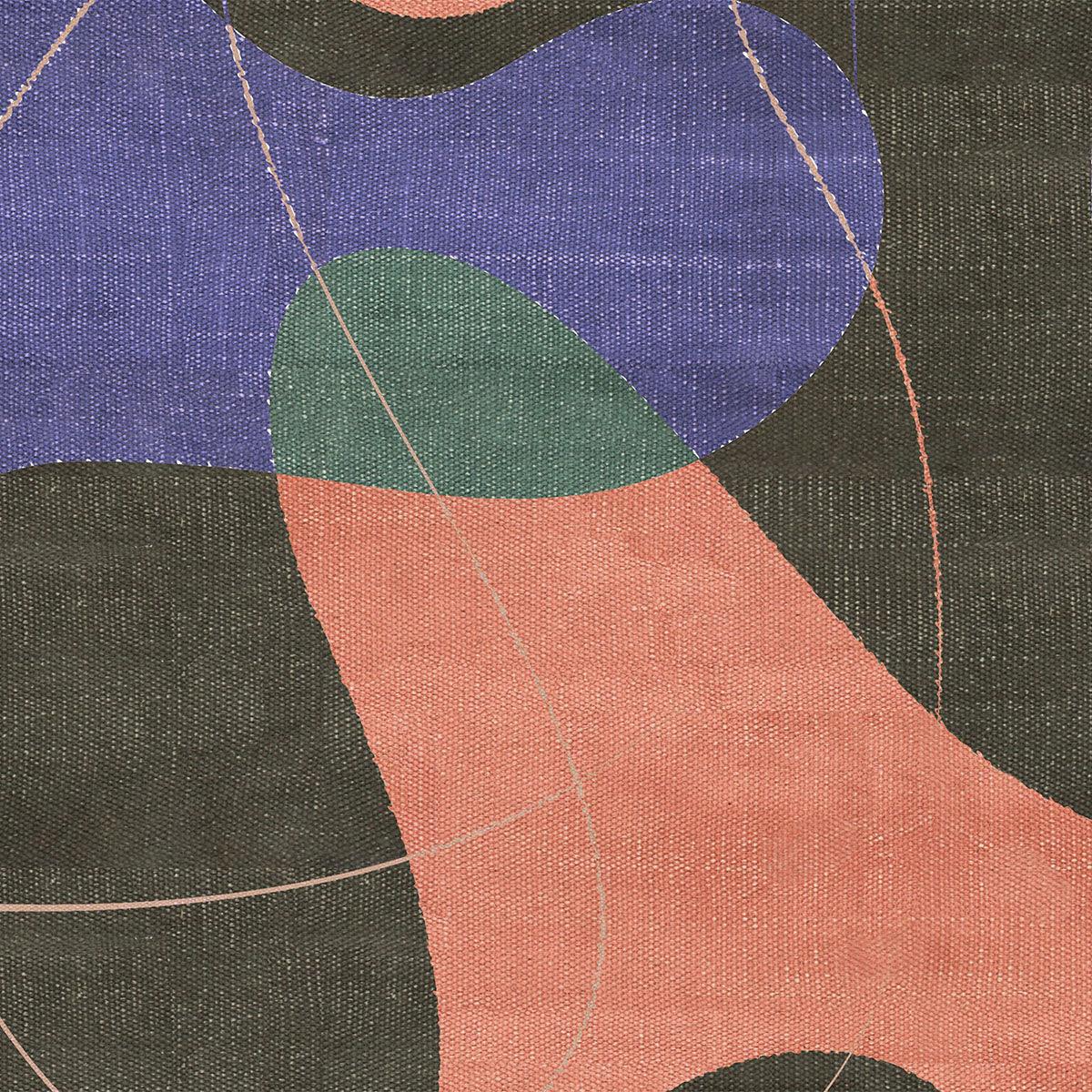 Abstract Blue Farmhouse Handmade Modern Outdoor Area Rug RV-38 - Indian Rug Store Abstract Blue Farmhouse Handmade Modern Outdoor Area Rug RV-38 - Indian Rug Store