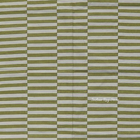 Hand Tufted Olive Stripped Area Rug Hand Tufted Olive Stripped Area Rug
