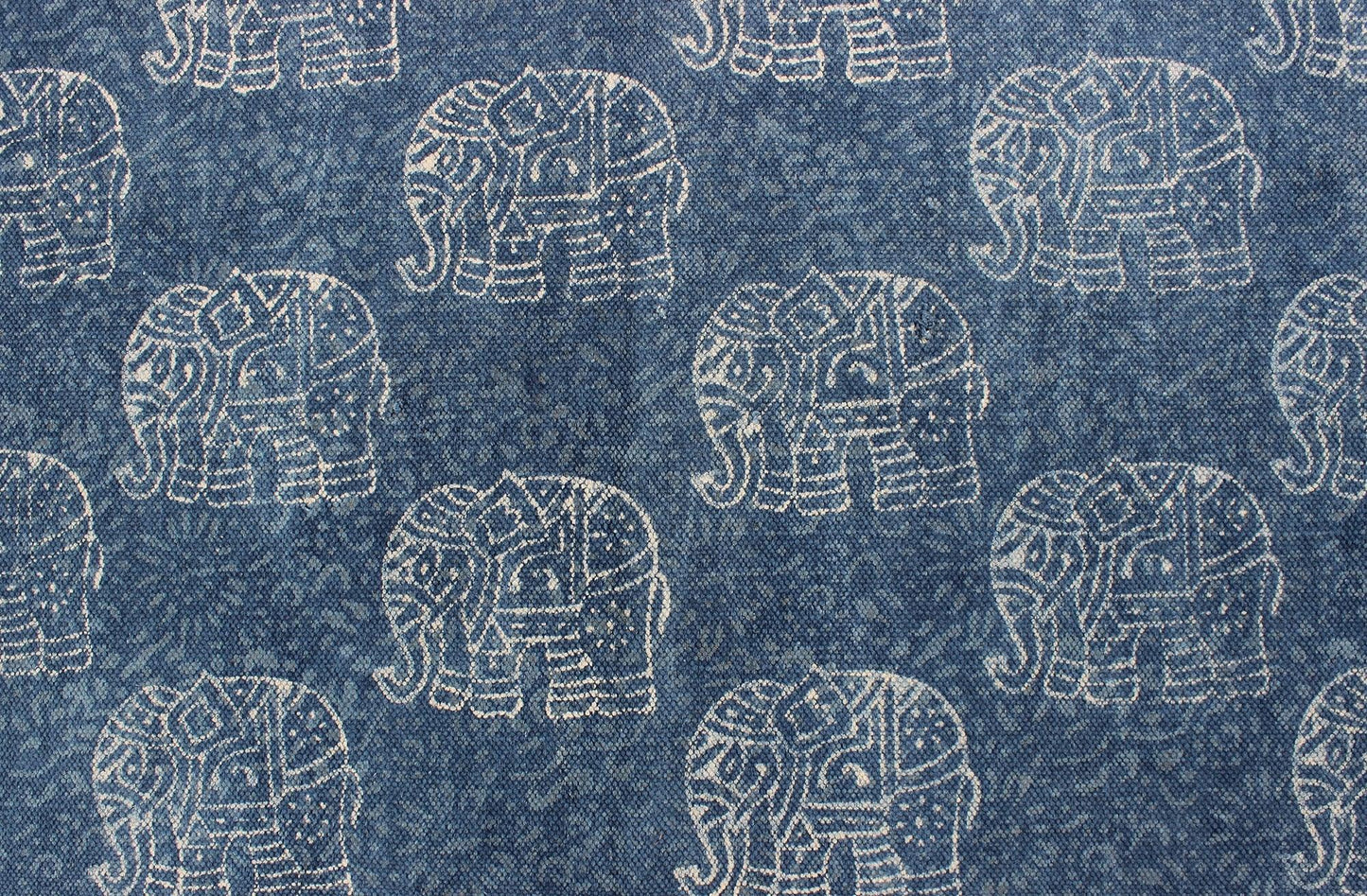 Geometric Hand Block Print Blue Beige Stylish Entrance Decor Cotton Rug - Indian Rug Store Geometric Hand Block Print Blue Beige Stylish Entrance Decor Cotton Rug - Indian Rug Store