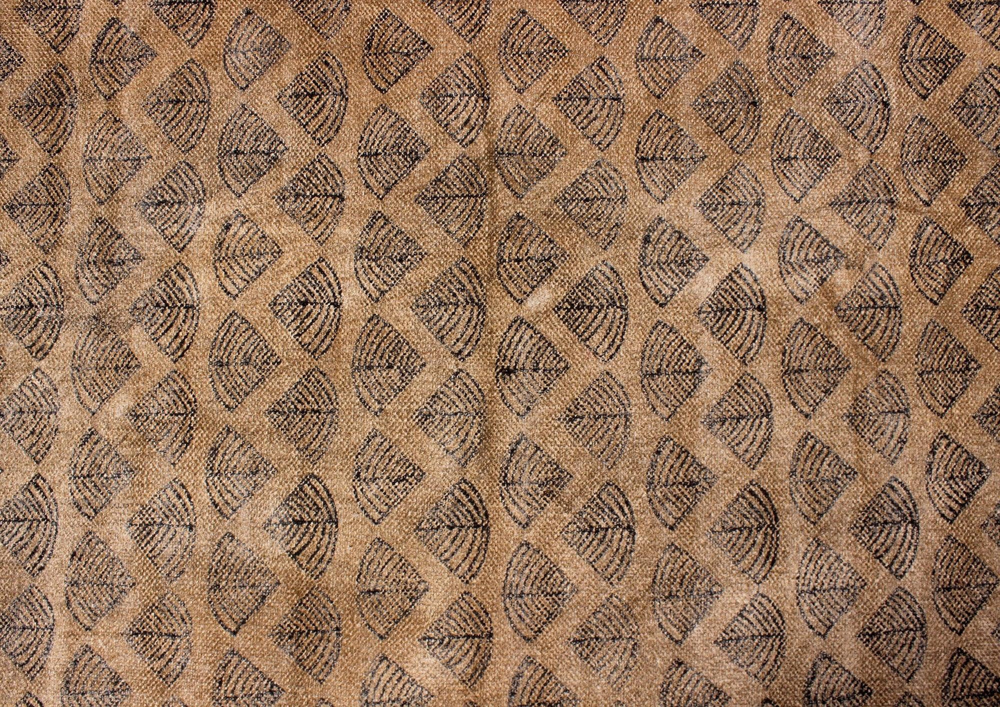 Hand Block Black Brown Stylish Outdoor Abstract Cotton Rug - Indian Rug Store Hand Block Black Brown Stylish Outdoor Abstract Cotton Rug - Indian Rug Store