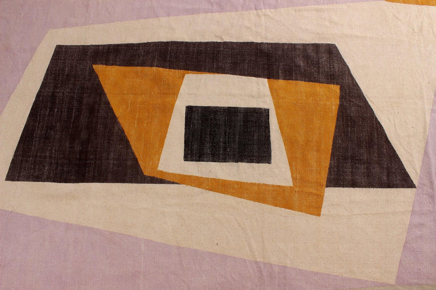 Bordered Hand Block Print Orange Black Stylish Entrance Decor Cotton Rug - Indian Rug Store Bordered Hand Block Print Orange Black Stylish Entrance Decor Cotton Rug - Indian Rug Store