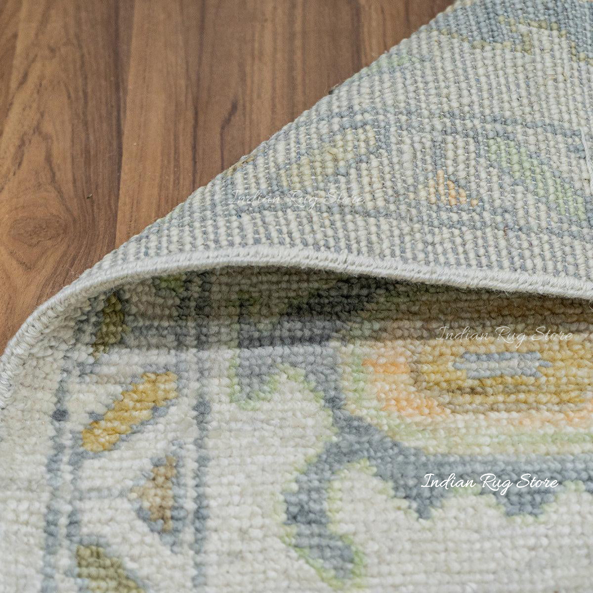 Brown Hall room Oushak Wool Rug - Indian Rug Store