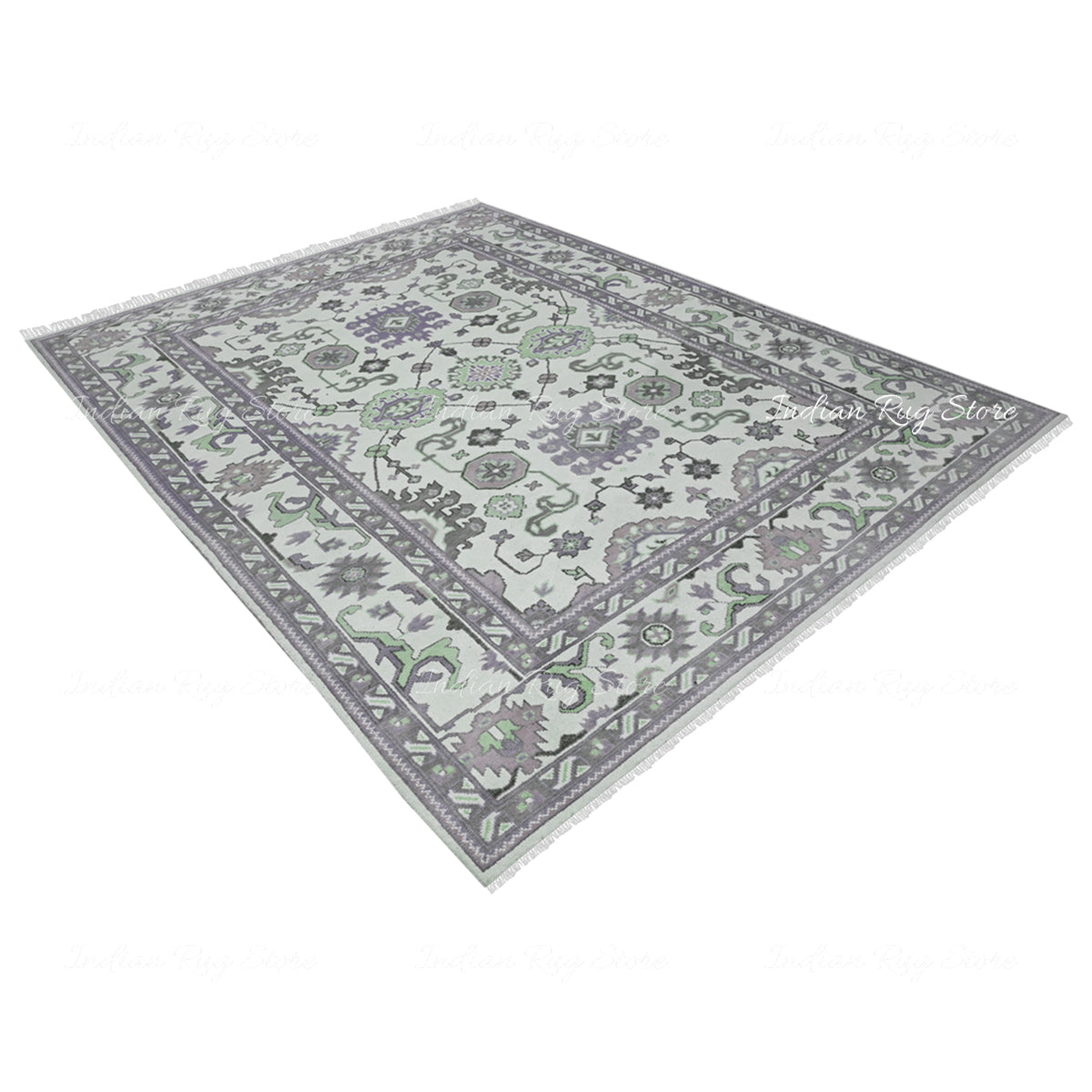 Hand Knotted Indian Beautiful Area Rug - Indian Rug Store Hand Knotted Indian Beautiful Area Rug - Indian Rug Store