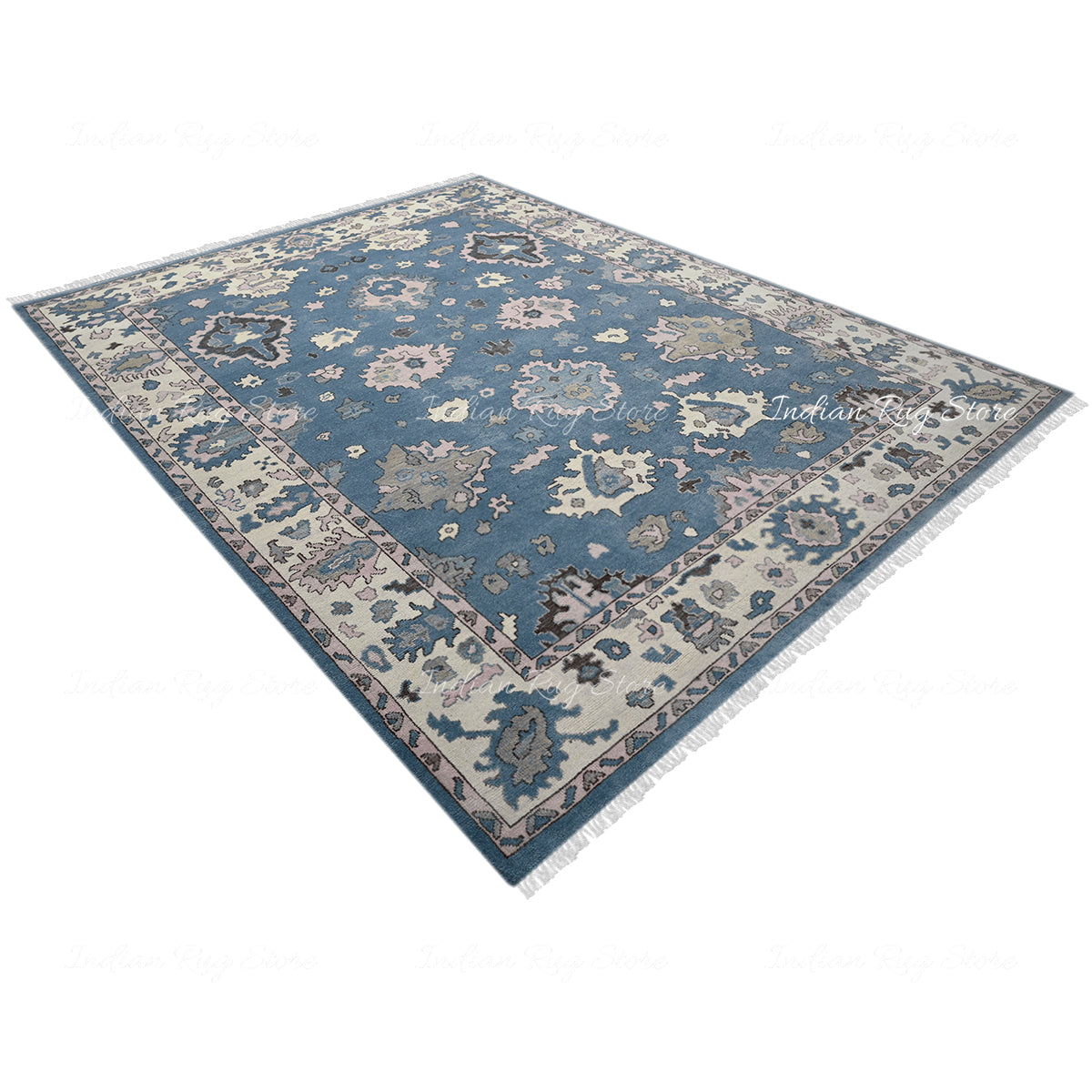 Hand Knotted Brown Multicolor Classic Hallway Rug - Indian Rug Store Hand Knotted Brown Multicolor Classic Hallway Rug - Indian Rug Store