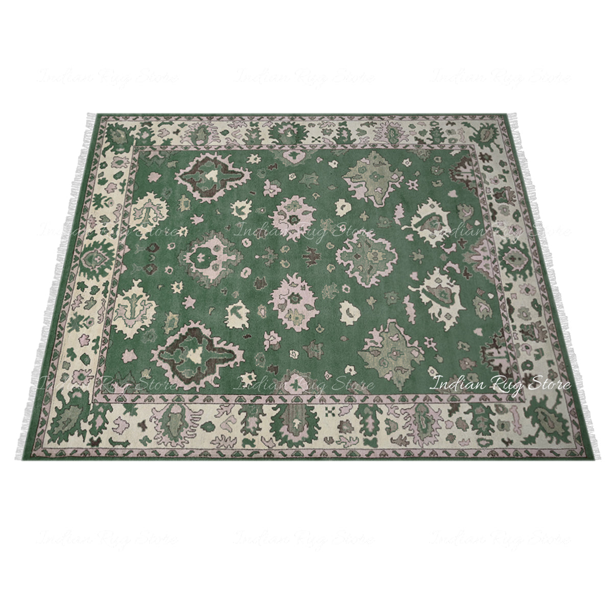 Multicolor Hand Knotted Classic Home Decor Area Rug - Indian Rug Store Multicolor Hand Knotted Classic Home Decor Area Rug - Indian Rug Store