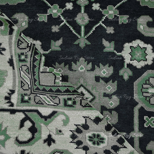 Alfombra de lana turca multicolor de color gris para decoración del hogar Alfombra de lana turca multicolor de color gris para decoración del hogar