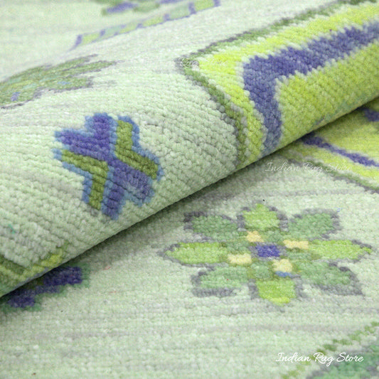 Tappeto da ingresso cucina in lana turca multicolore blu Tappeto da ingresso cucina in lana turca multicolore blu