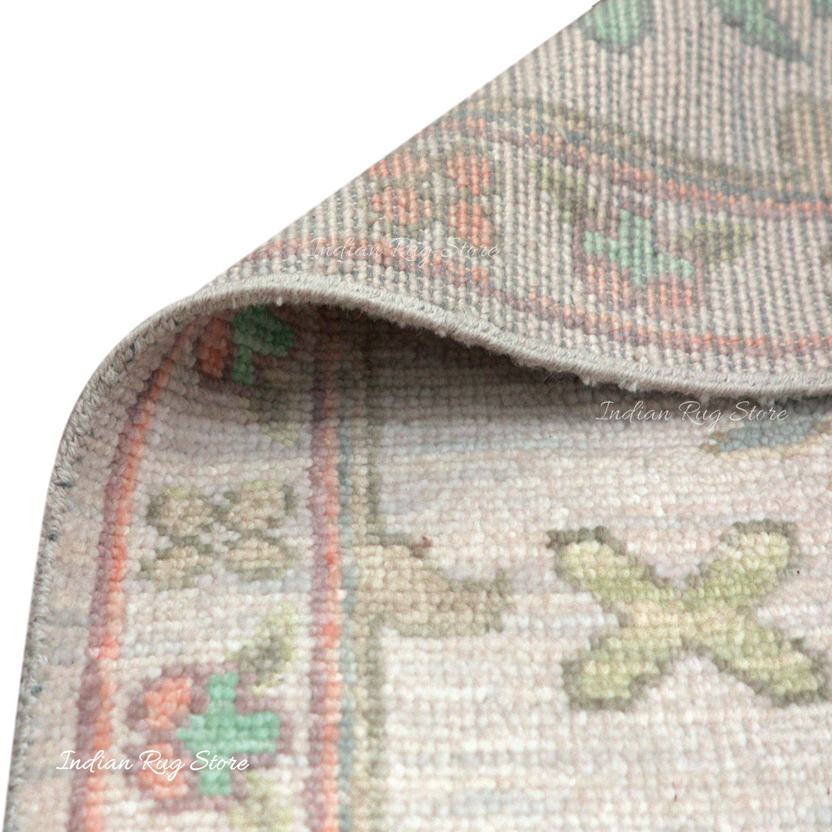 Multicolor Hand Knotted Turkish Wool Rug - Indian Rug Store