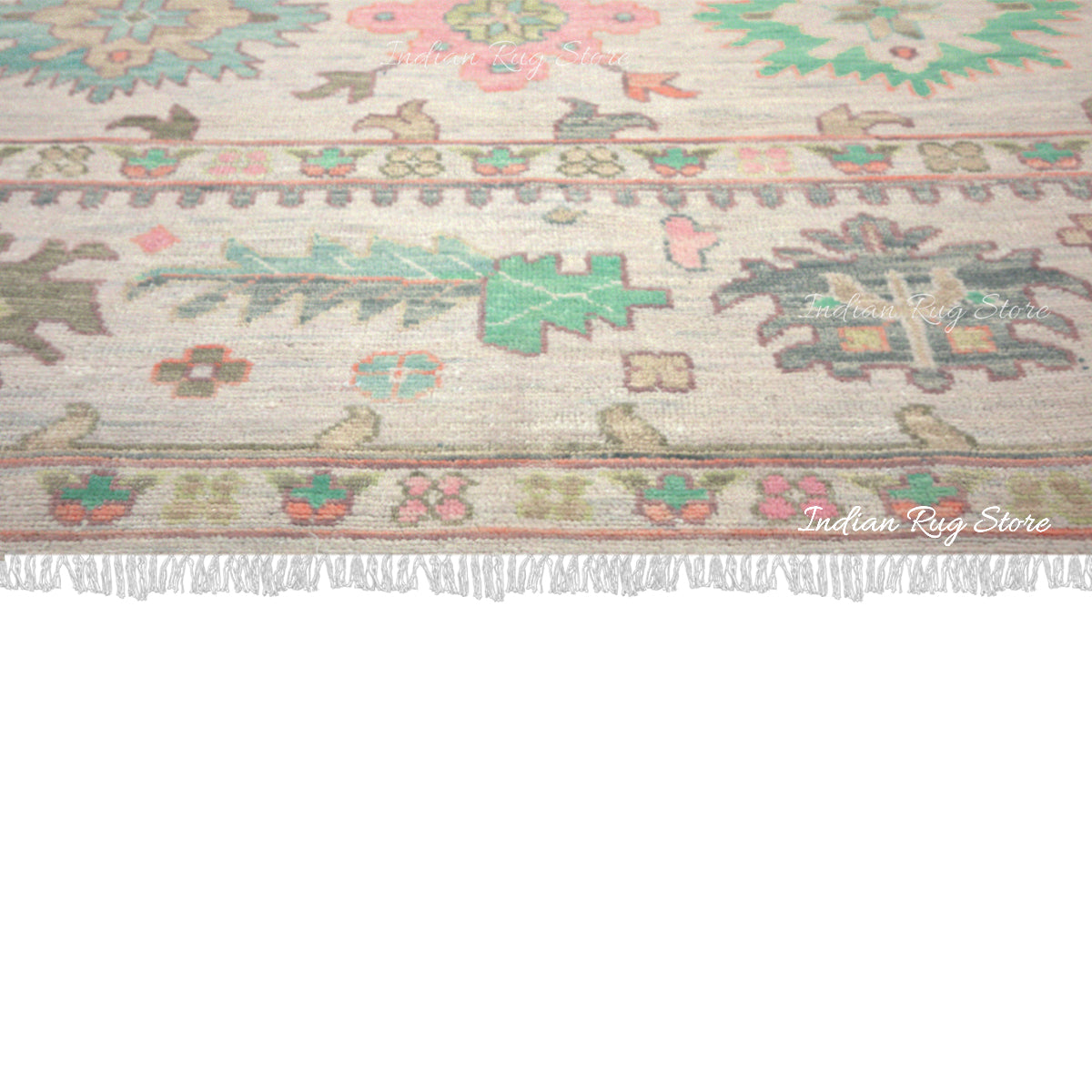 Multicolor Hand Knotted Turkish Wool Rug - Indian Rug Store