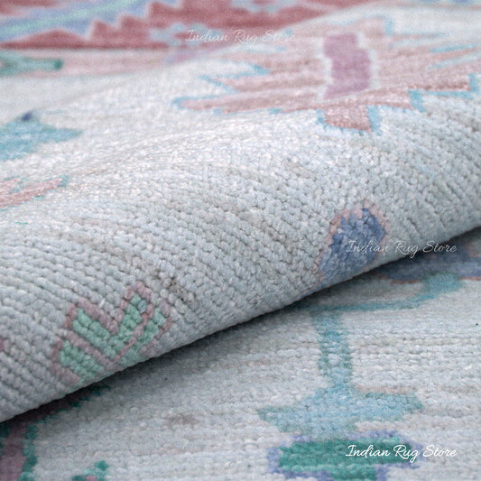 Oushak per il soggiorno tappeto di lana annodato a mano Oushak per il soggiorno tappeto di lana annodato a mano