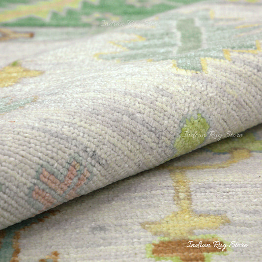 Oushak per il soggiorno tappeto di lana annodato a mano Oushak per il soggiorno tappeto di lana annodato a mano