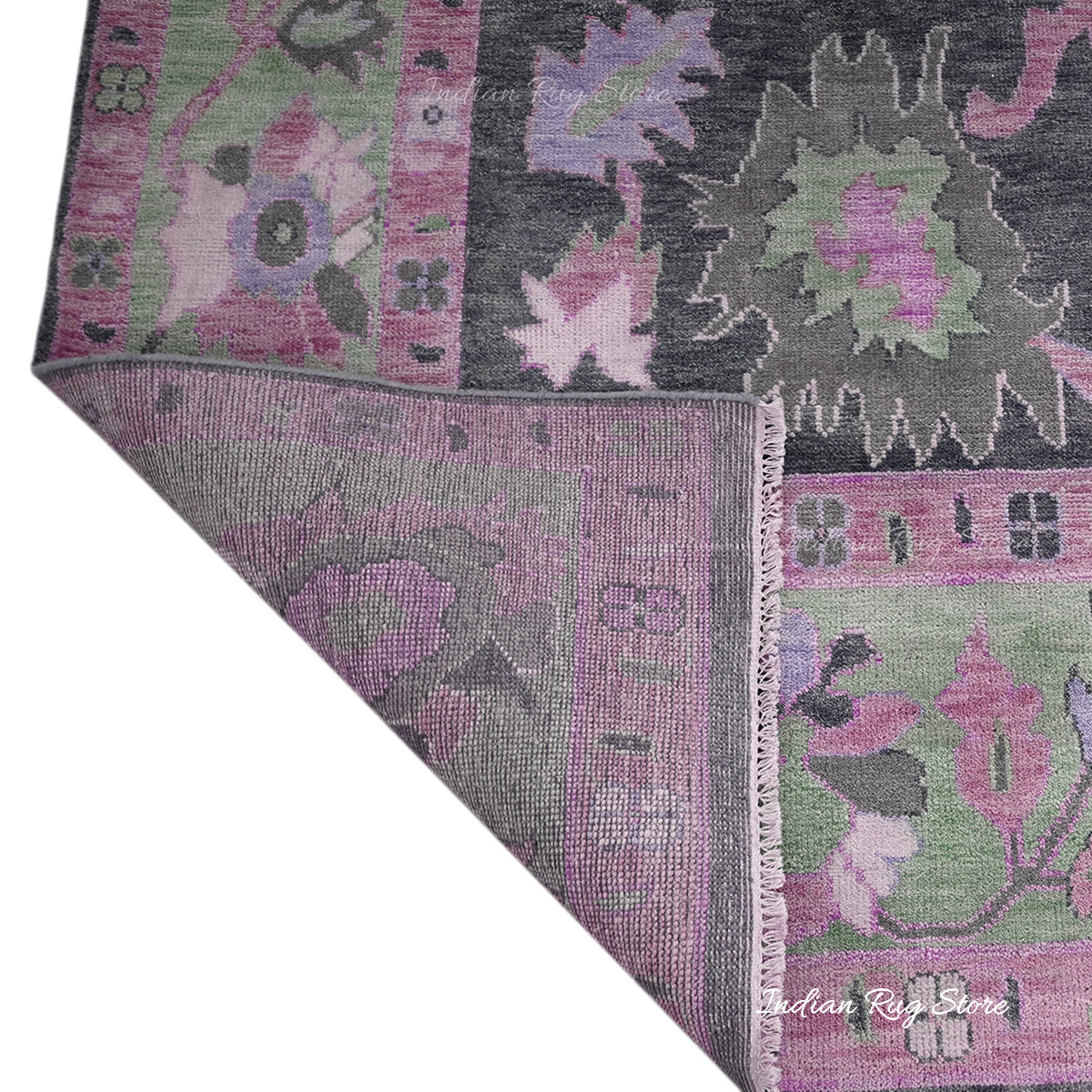 Handmade Multicolor Wool Living Room Area Rug - Indian Rug Store