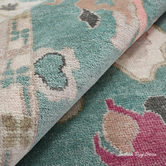 Tappeto Oushak annodato a mano per camera da letto e balcone Tappeto Oushak annodato a mano per camera da letto e balcone