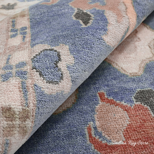 Tappeto Oushak annodato a mano per camera da letto e balcone Tappeto Oushak annodato a mano per camera da letto e balcone